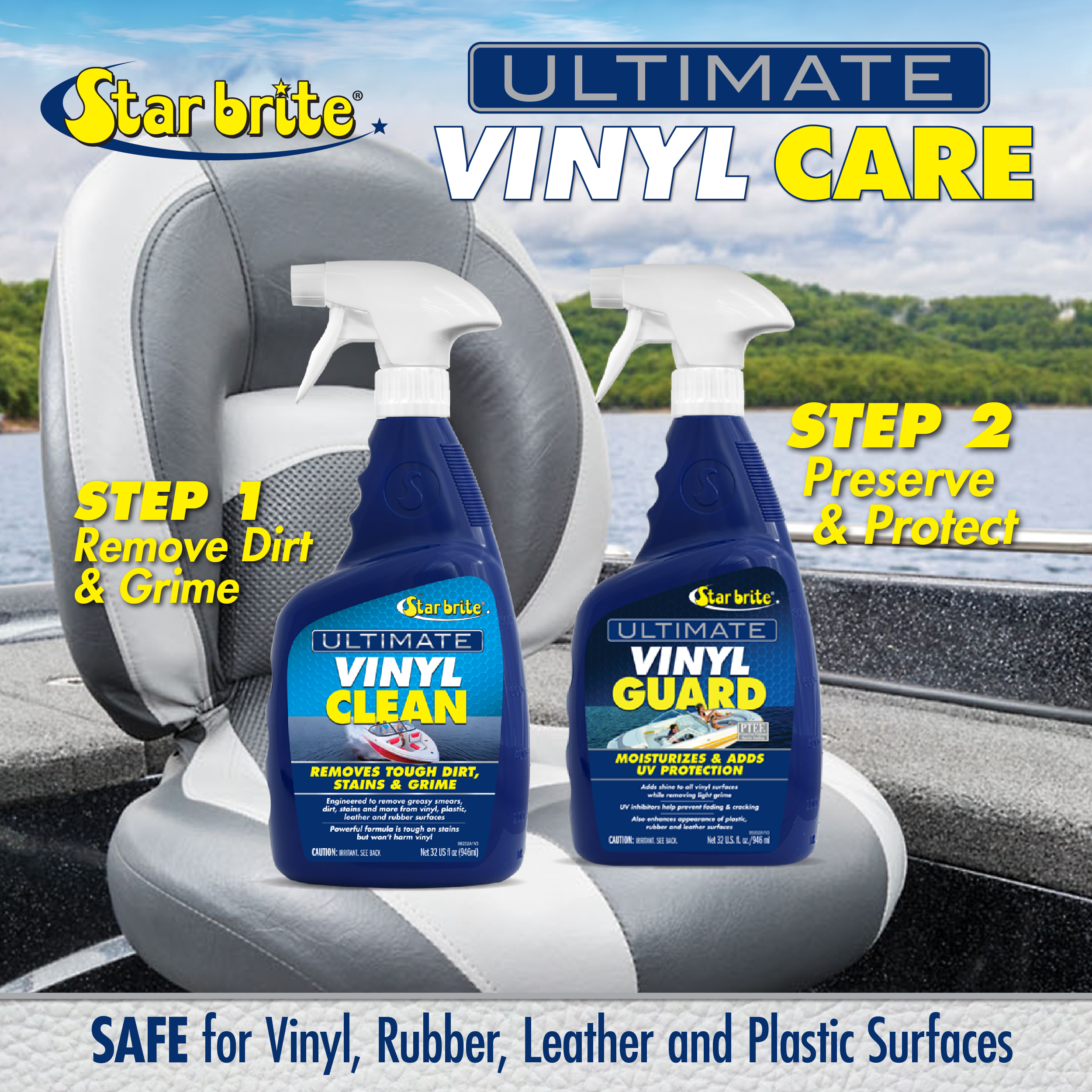 Starbrite Vinyl Cleaner & Shampoo Concentrated - Marine General
