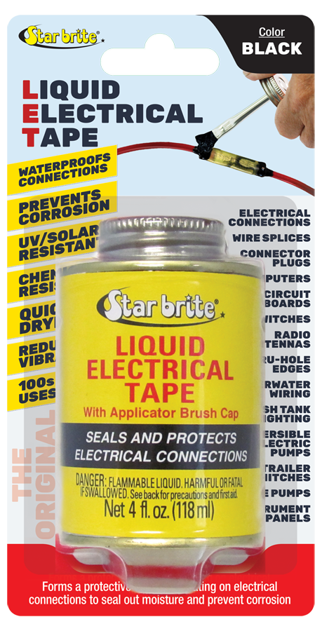 Star brite Vinyl Electrical Liquid Tape Black in the Electrical Tape  department at